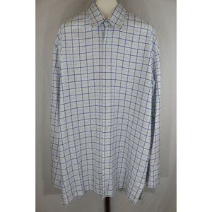Fashion International Multicolor Checked Long Sleeve Dress Shirt Size 18/36